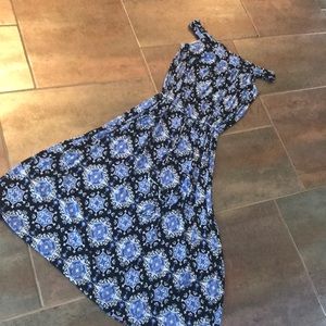 Loft NWOT Off the shoulder  maxi dress